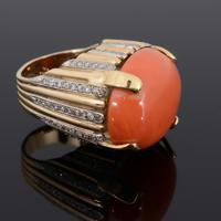 Gold & Diamond Estate Cocktail Ring - Sold for $1,408 on 11-15-2025 (Lot 302).jpg